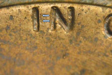 1972 Doubled Die Obverse WDDO-022