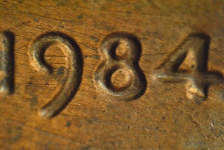 1984 Doubled Die Obverse WDDO-009