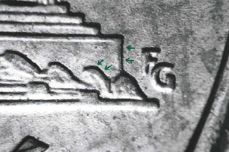 1995 Doubled Die Reverse WDDR-001