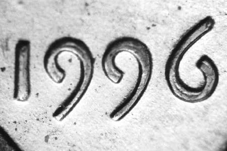 1996 Doubled Die Obverse WDDO-005