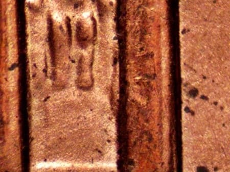 1997 Doubled Die Reverse WDDR-036