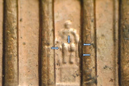 2001 Doubled Die Reverse WDDR-057