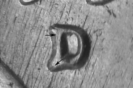 1959-D Repunched Mintmark WRPM-038