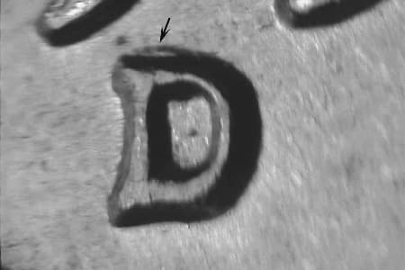 1959-D Repunched Mintmark WRPM-055