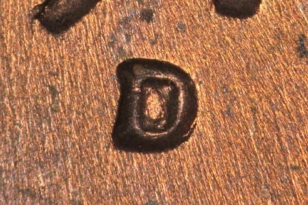 1973-D Repunched Mintmark WRPM-006