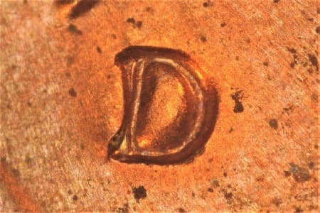 1986-D Repunched Mintmark WRPM-008
