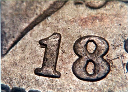 1886 Repunched Date WRPD-001