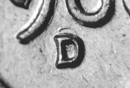 1960-D Repunched Mintmark WRPM-016