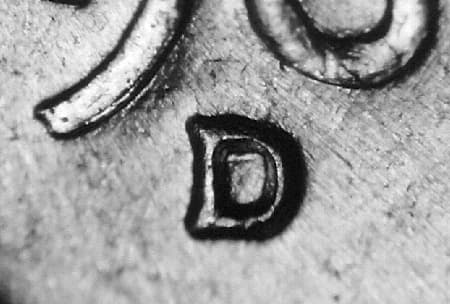 1960-D Repunched Mintmark WRPM-017