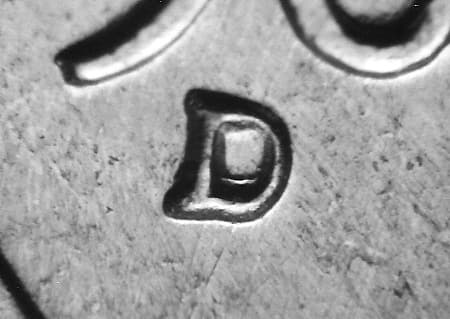 1960-D Repunched Mintmark WRPM-018