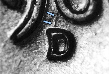 1960-D Repunched Mintmark WRPM-030