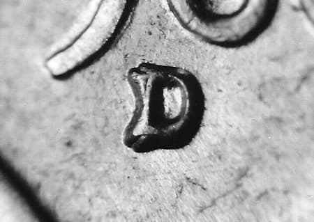 1960-D Repunched Mintmark WRPM-051