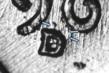 1960-D Repunched Mintmark WRPM-090