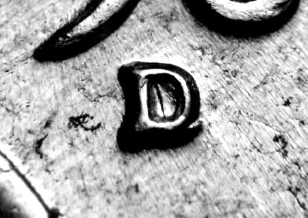 1961-D Repunched Mintmark WRPM-023