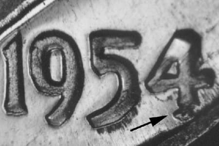 1954 Doubled Die Obverse WDDO-001
