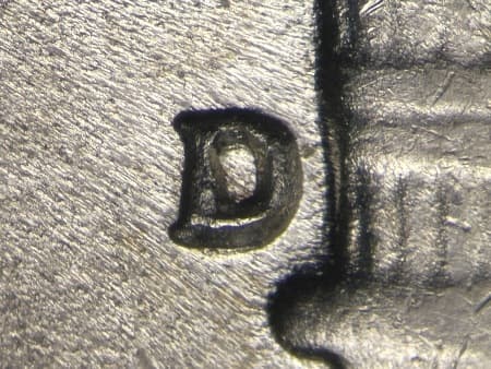 1946-D Repunched Mintmark WRPM-035