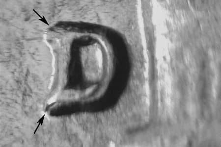 1955-D Repunched Mintmark WRPM-007