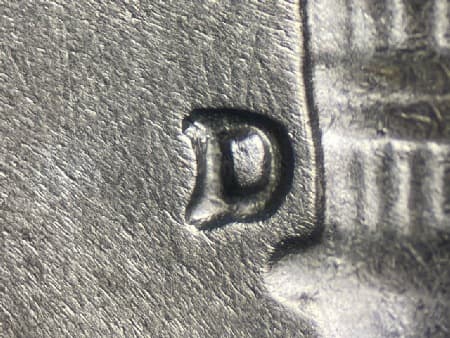 1956-D Repunched Mintmark WRPM-002