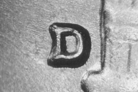 1961-D Repunched Mintmark WRPM-006