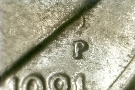 1981 Repunched Mintmark WRPM-001