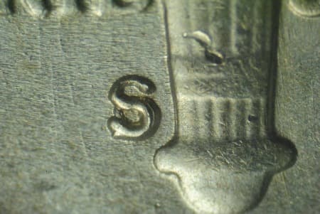 1947-S Over Mint Mark WOMM-001