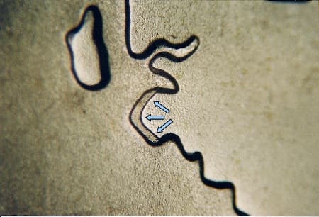 2007 Doubled Die Reverse WDDR-014