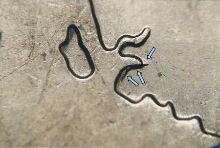 2007 Doubled Die Reverse WDDR-065