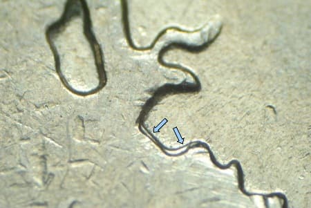 2007 Doubled Die Reverse WDDR-066