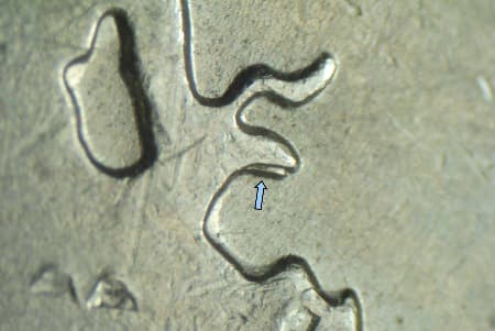 2007 Doubled Die Reverse WDDR-067