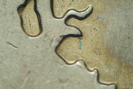 2007 Doubled Die Reverse WDDR-073