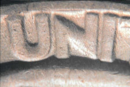 1957 Doubled Die Reverse WDDR-002