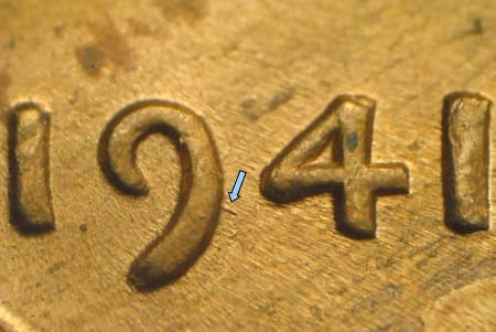 1941 Doubled Die Obverse WDDO-004