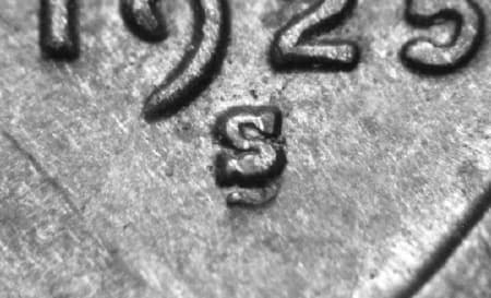 1925-S Repunched Mintmark WRPM-001