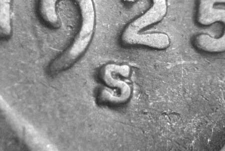 1925-S Repunched Mintmark WRPM-005