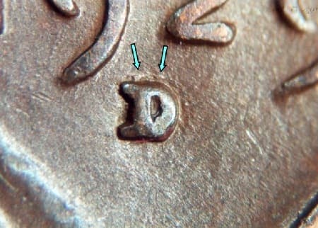 1929-D Repunched Mintmark WRPM-001