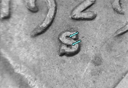 1929-S Repunched Mintmark WRPM-009