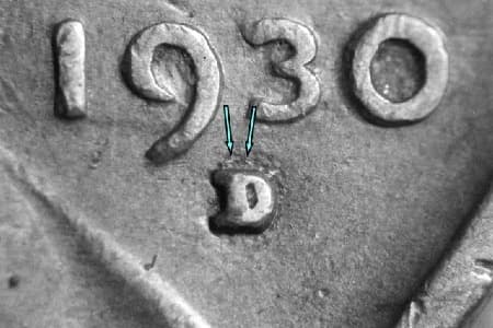 1930-D Repunched Mintmark WRPM-002