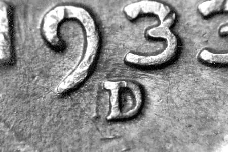 1933-D Repunched Mintmark WRPM-002