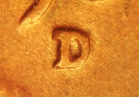 1933-D Repunched Mintmark WRPM-003