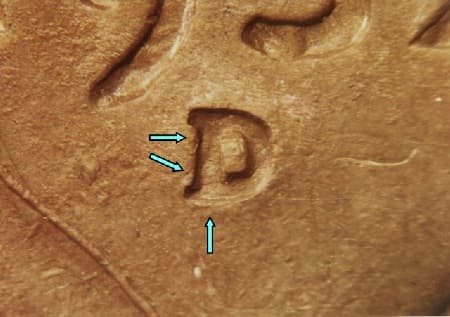 1937-D Repunched Mintmark WRPM-007