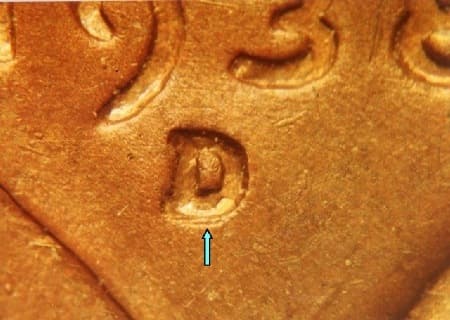 1938-D Repunched Mintmark WRPM-009