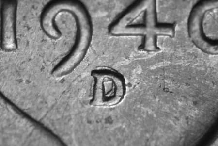 1940-D Repunched Mintmark WRPM-001