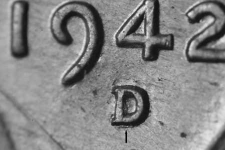 1942-D Repunched Mintmark WRPM-011