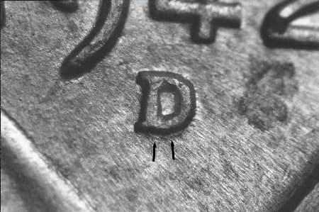 1942-D Repunched Mintmark WRPM-015