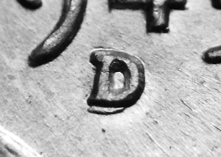 1943-D Repunched Mintmark WRPM-008