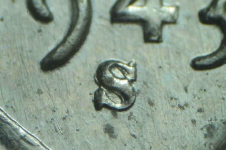 1943-S Repunched Mintmark WRPM-004