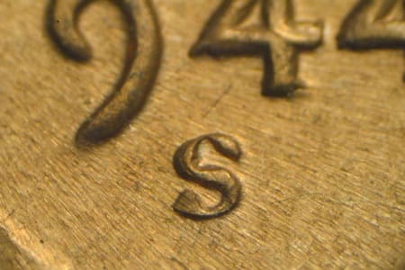 1944-S Repunched Mintmark WRPM-007
