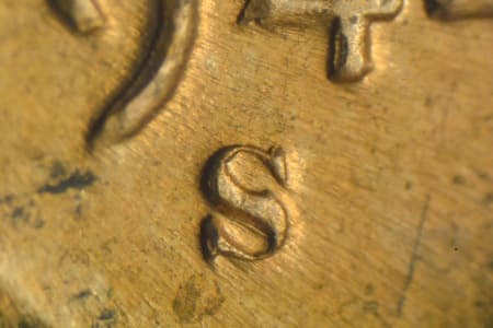 1944-S Repunched Mintmark WRPM-018