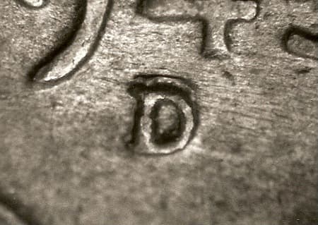 1945-D Repunched Mintmark WRPM-014