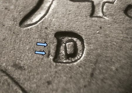 1945-D Repunched Mintmark WRPM-006